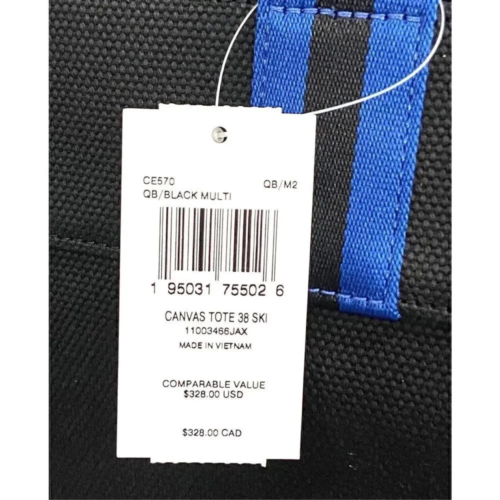 🎁NWT! Coach Tote Handbag 38 Ski Graphic Canvas Msrp:$328.00